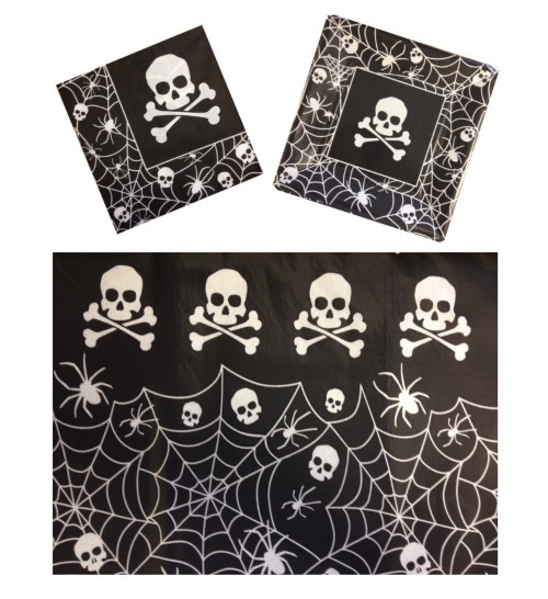 Pirate Party  Napkins Skull & Crossbones ~ Tableware & Decorations Halloween
