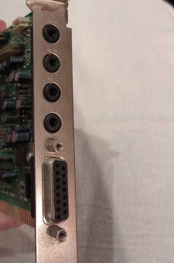 CREATIVE TECHNOLOGY CT2970 ISA SONATE AUDIO BOARD