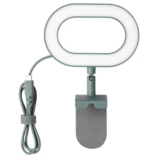 IKEA Stankregn Dimmable LED Laptop Ring Light Lamp NIB