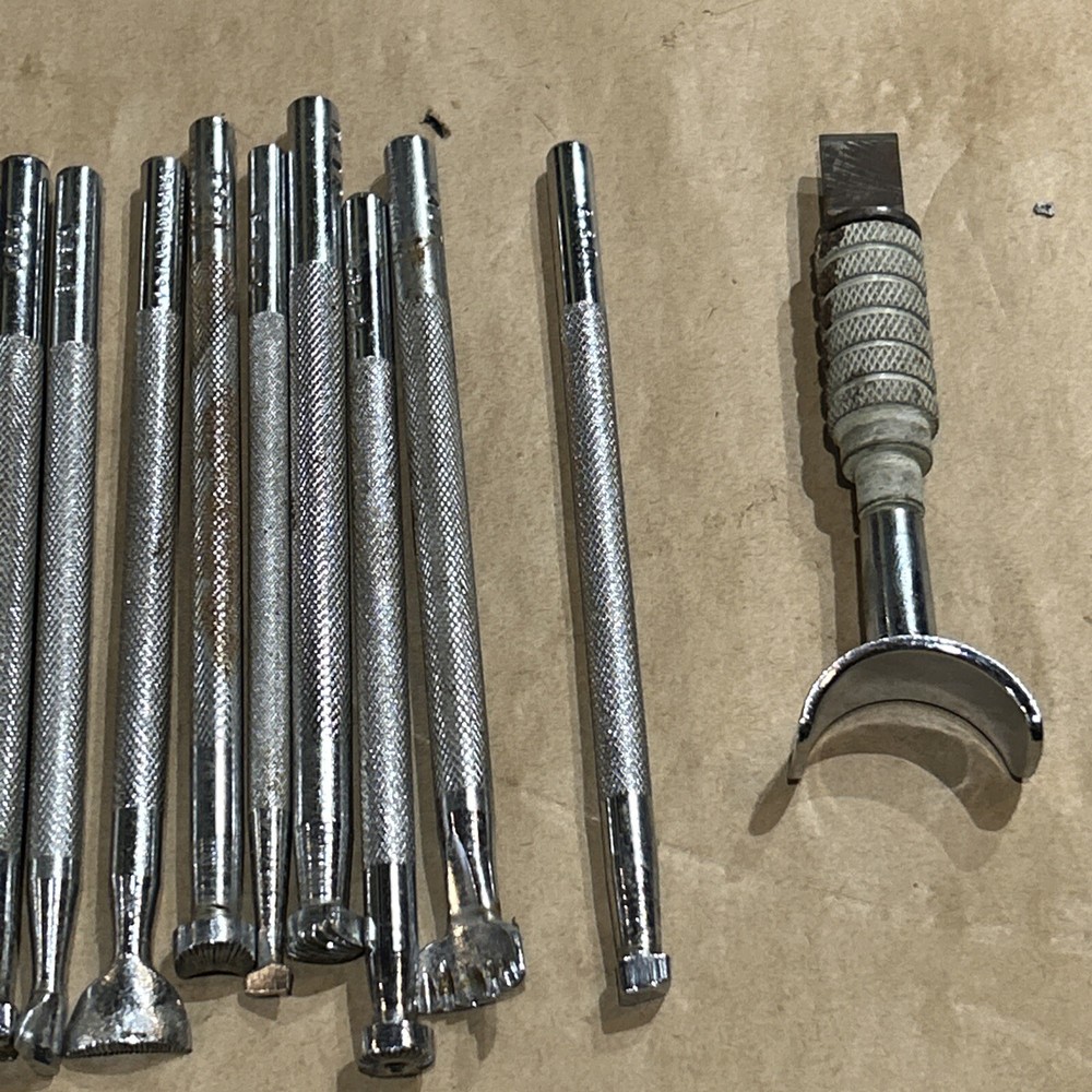 Craftool USA Leather Stamping Tools 19pc Lot