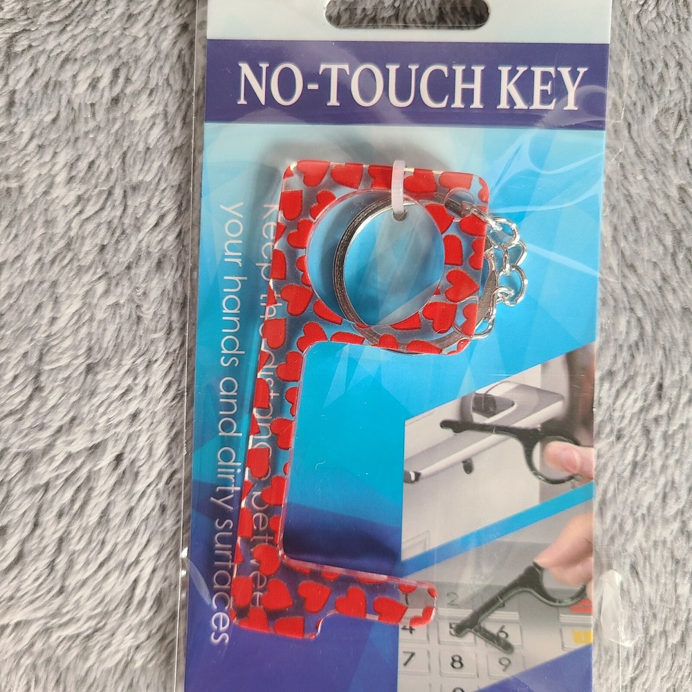 No touch keychain tool door opener