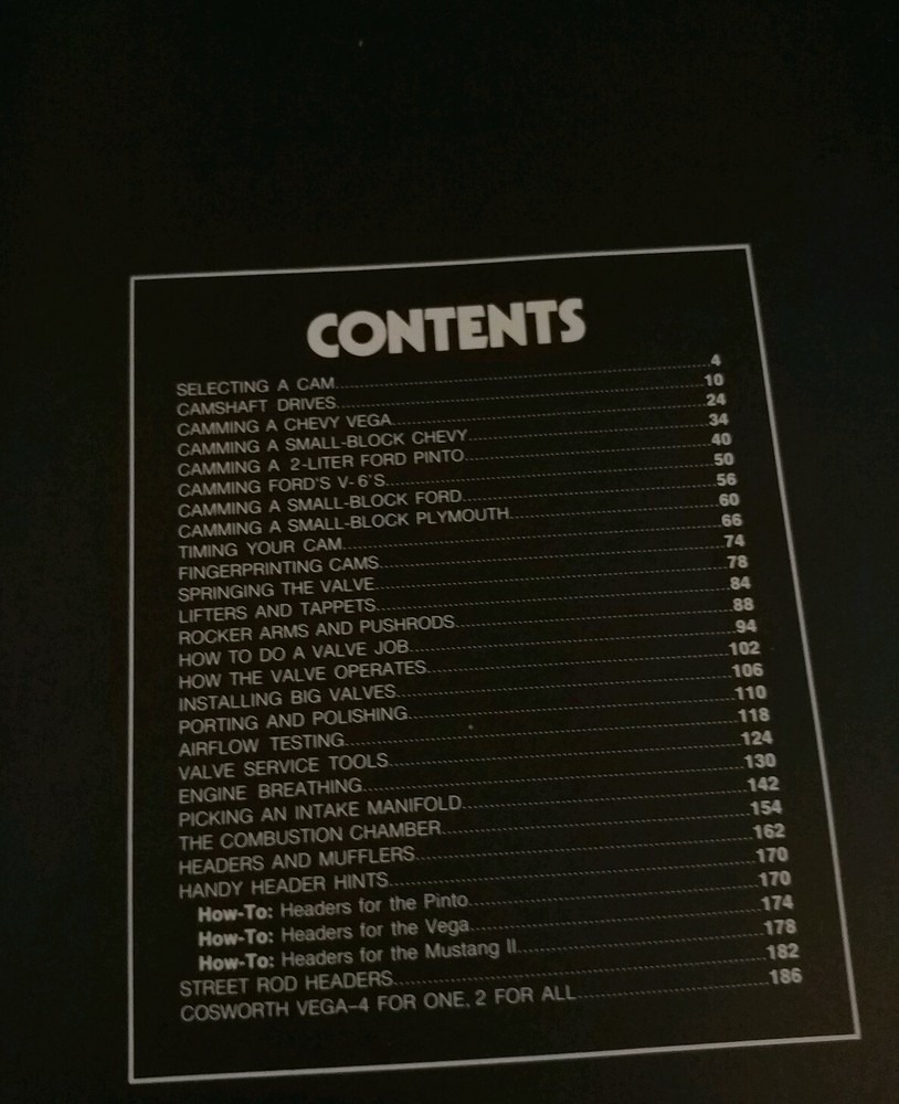 Petersen’s Basic Cams,Valves & Exhaust Systems 3rd Edition 1974