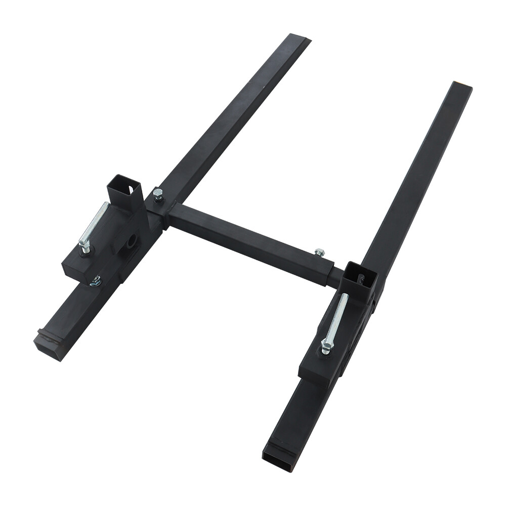 60" 2000lbs Clamp on Pallet Forks Loader Bucket Skidsteer Tractor