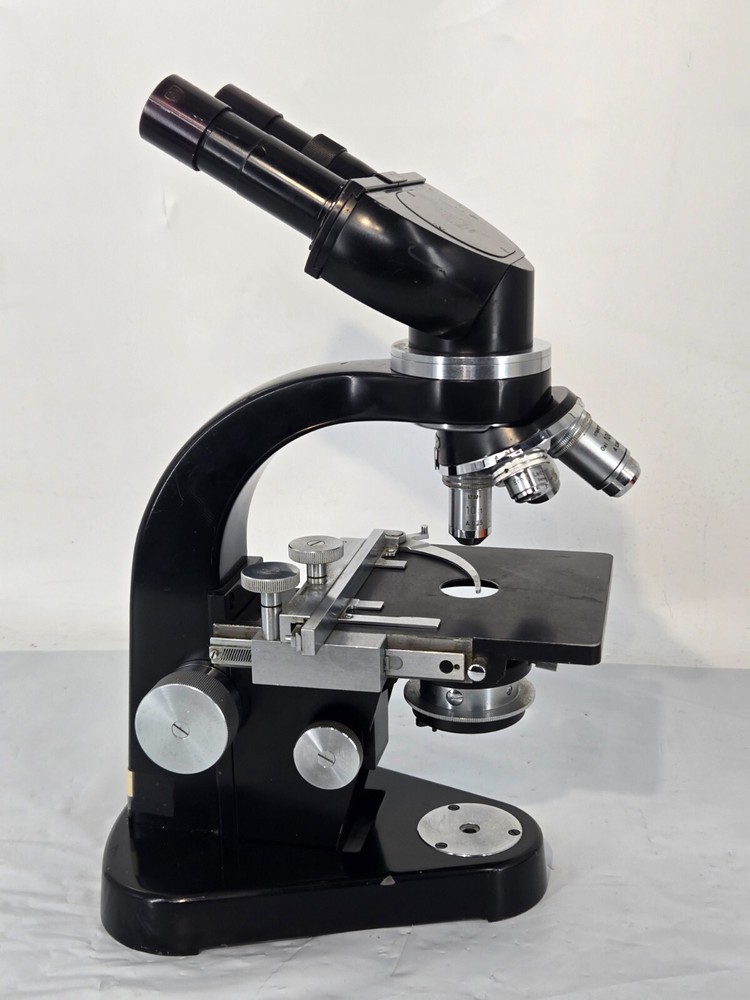 Ernst Leitz Wetzlar Binocular Microscope 610667 &transformator&Lab Microscope