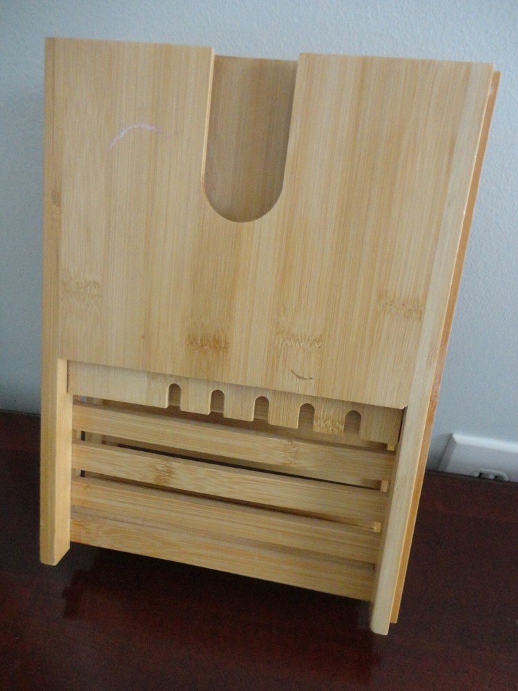 BAMBOO CADDY TRAY FOLDABLE MULTIPURPOSE BATHTUB TRAY OR KITCHEN TRAY
