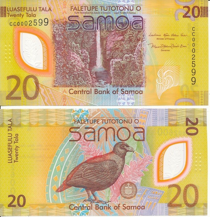 Samoa - 20 Tala 2023 ( 2024 ) UNC Polymer Lemberg-Zp