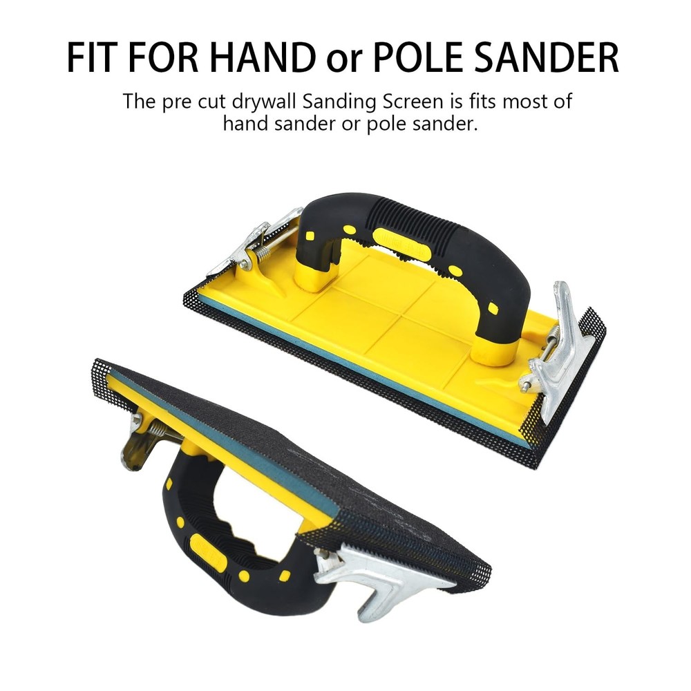 Professional Double-Sided 18 PC Drywall Sanding Sheets - Convenient Mesh Design