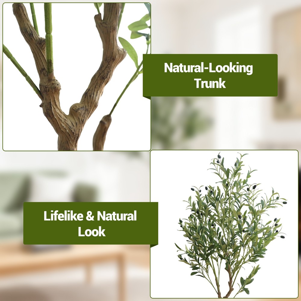 Artificial Olive Tree 180 cm Artificial Plant Artificial Plants Large Olive Tree