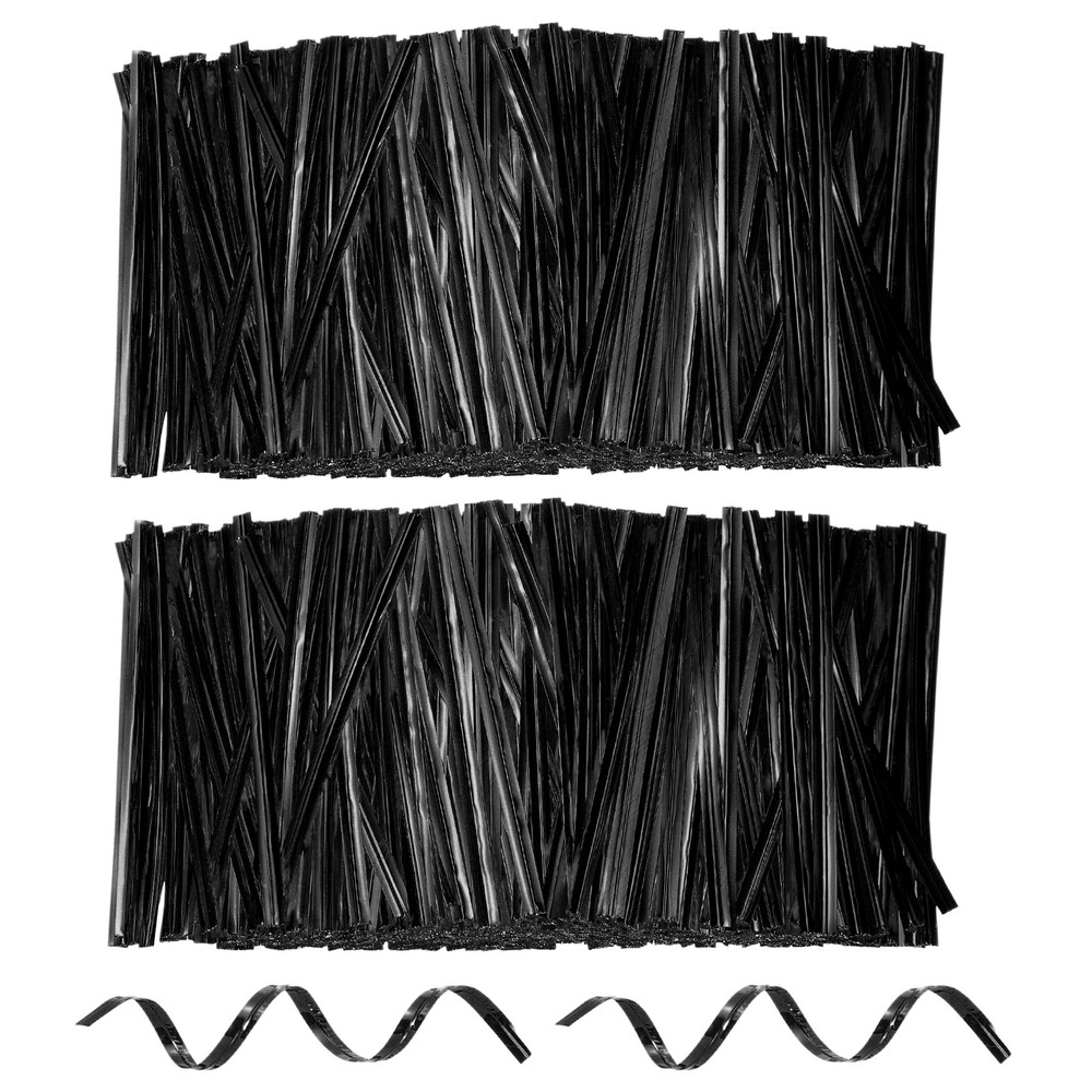 For 1600pcs 3\" Reusable Bag Tapes for Black Bread