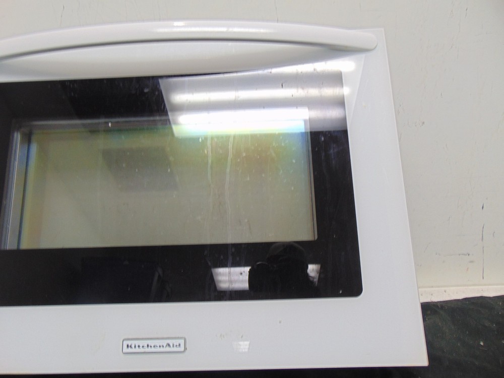 KitchenAid Electric Range KERS505XWH00 Lower Door Assembly with Handle White