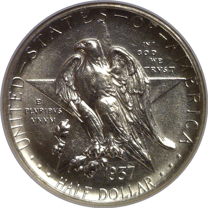 1937-S Texas Commemorative Half Dollar NGC MS-65