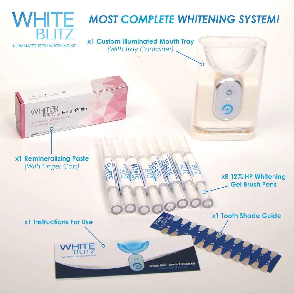 120 Application Complete White Blitz Illuminating Teeth Whitening Kit
