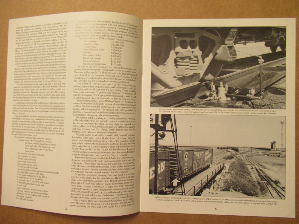 Great Northern Reference Sheet 191 Gavin Yard