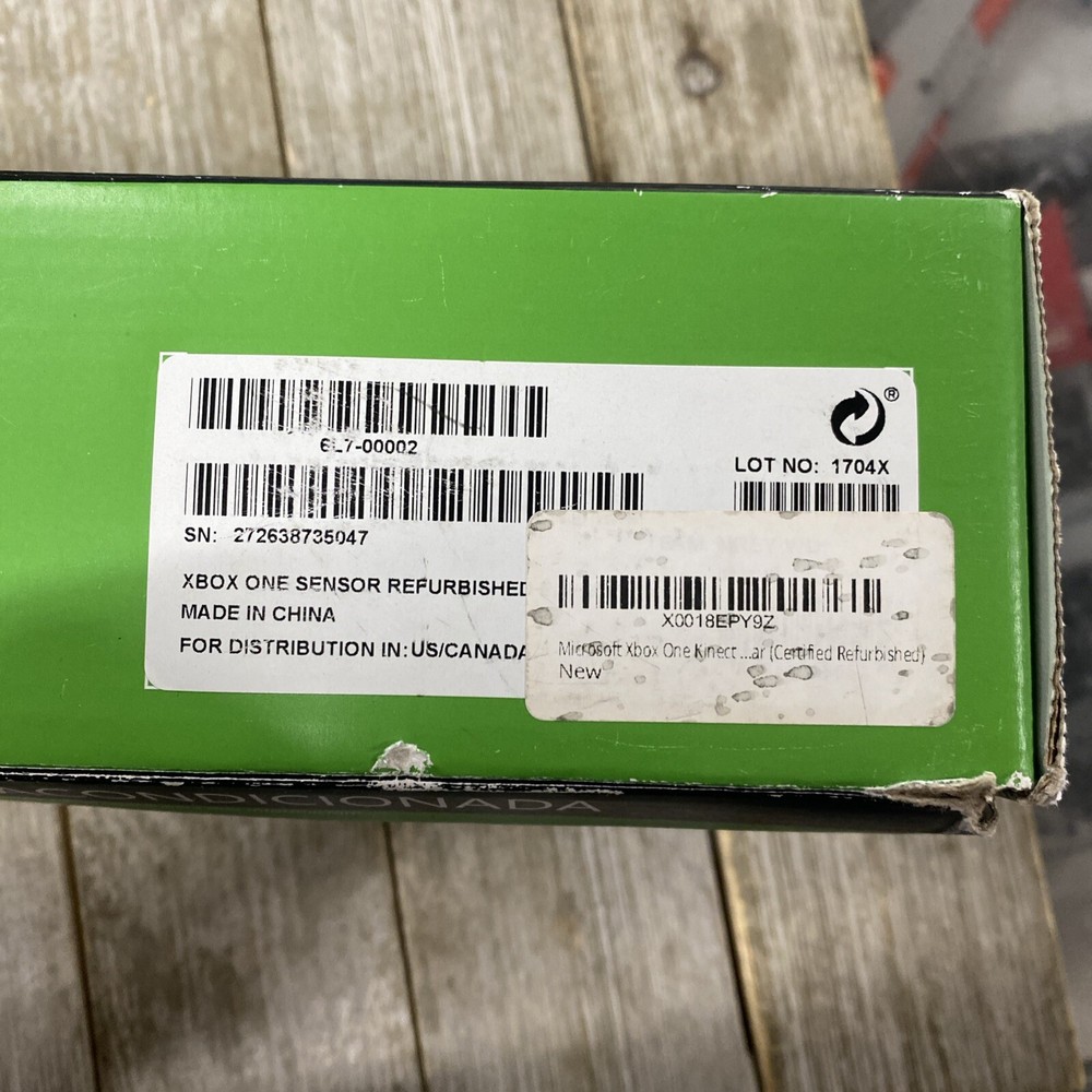 Microsoft Xbox One Kinect Sensor Bar Black Model 1520 Genuine