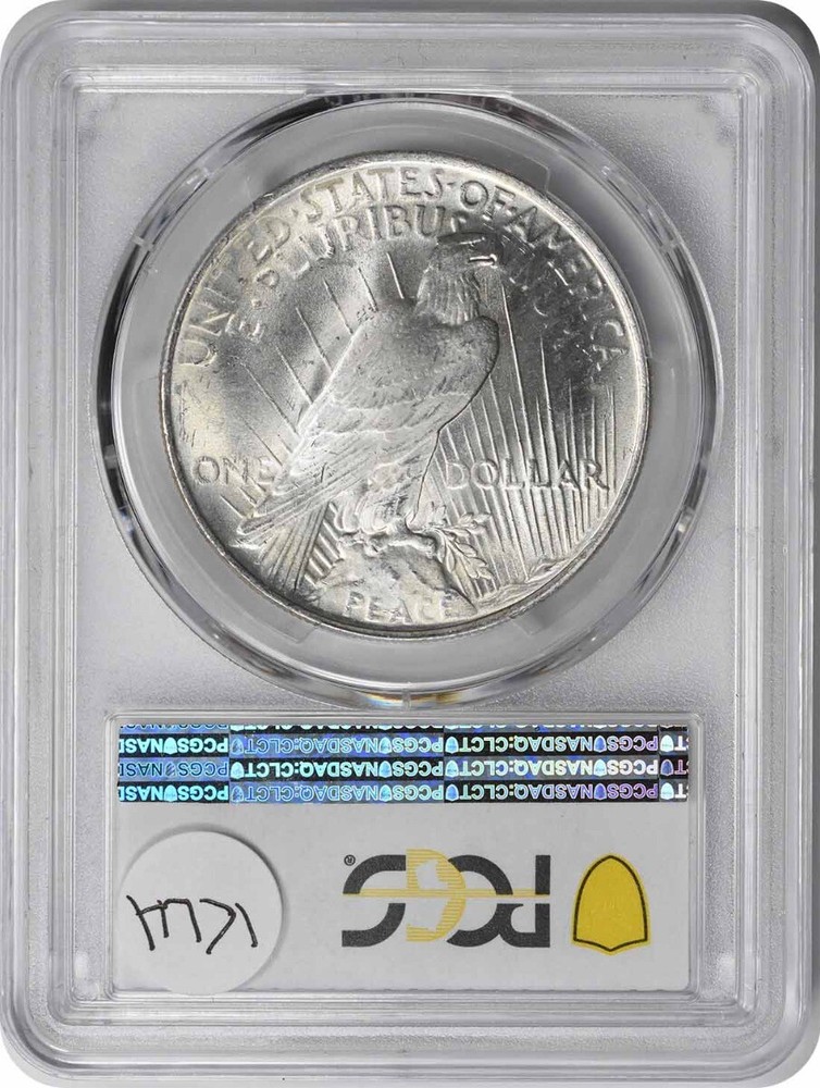 1923 Peace Silver Dollar MS63 PCGS