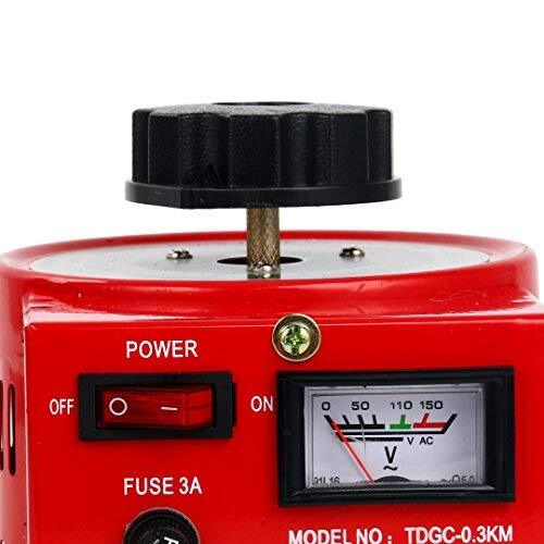YaeCCC 3Amp Variac Variable Transformer AC Voltage Regulator 300VA 0-130V