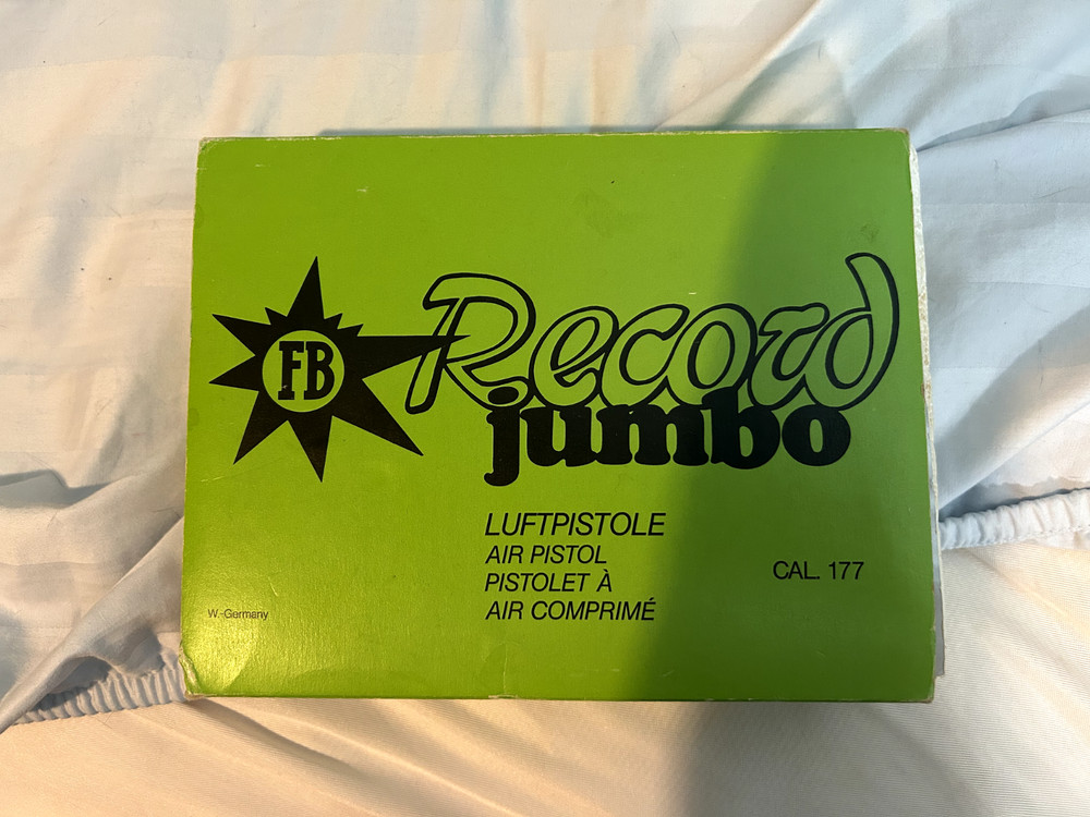 Record Jumbo Luftpistole