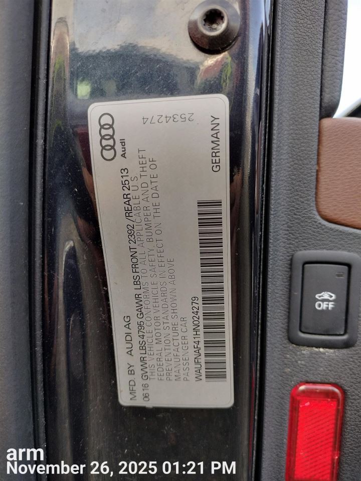CONTROL PANEL OEM 17-19 A4 AUDI 1YR WRNTY