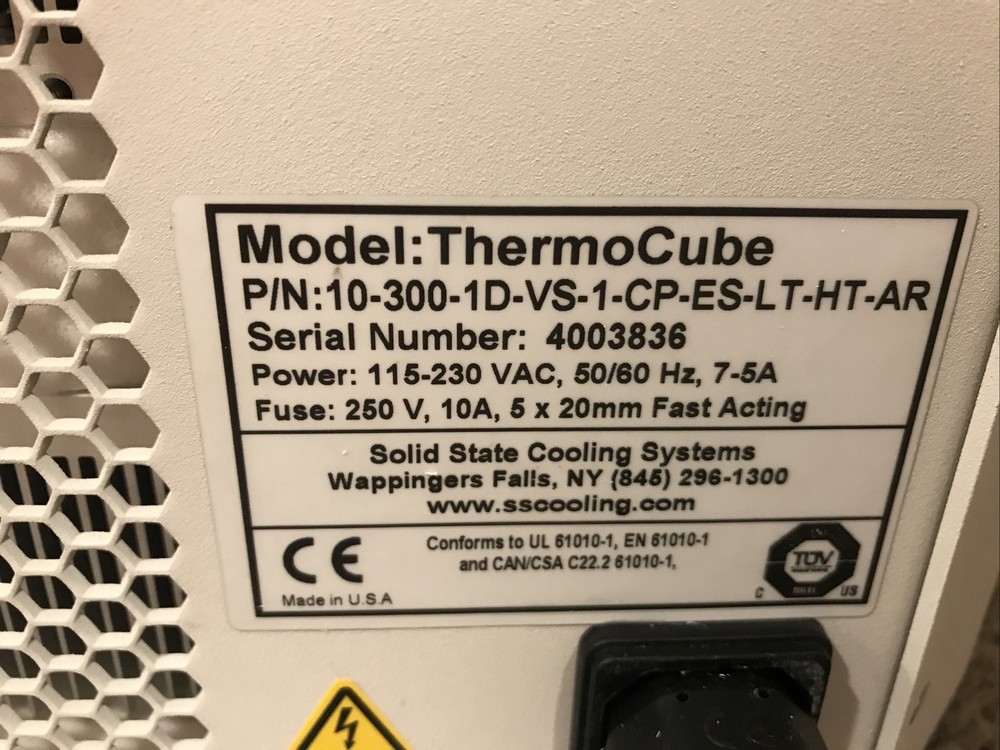 THERMO Cube Solid State Cooling Chiller 10-300-1 CP-Vs-1-CP-ES-LT-HT-AR