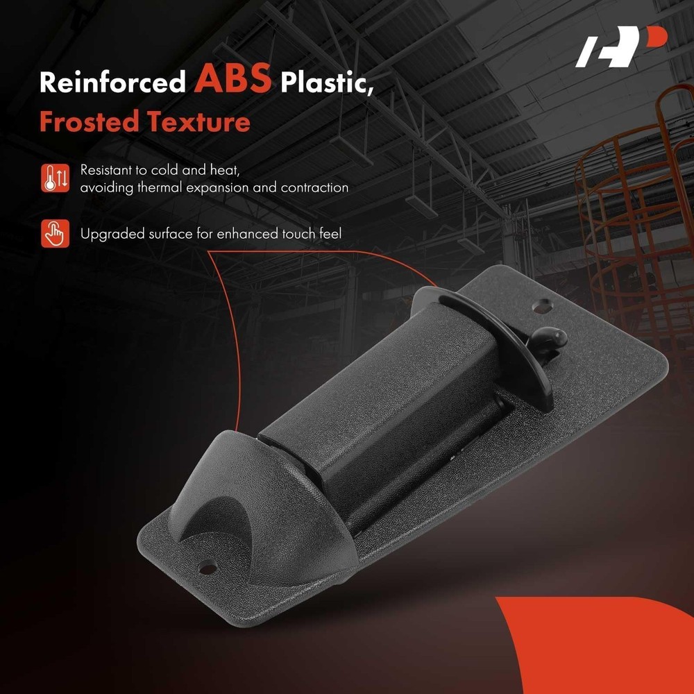 A-Premium - Extended Cab Door Handle Rear Left Driver and Textured Black