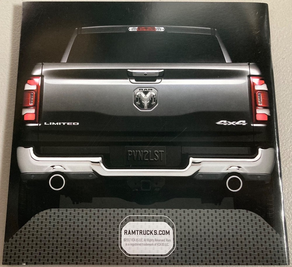 2019 “All New” RAM 1500 “Introductory” Brochure; MINT Condition!