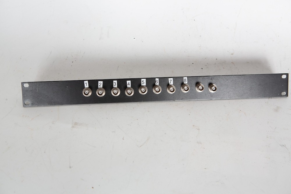 10x Rackmount BNC Panel