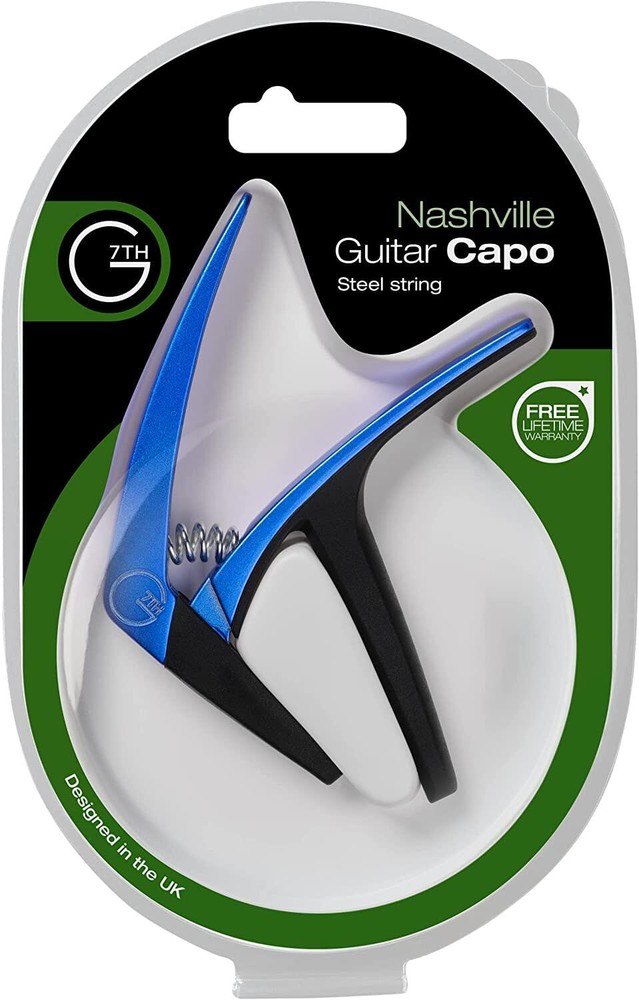 G7th Nashville 6-String Guitar Capo, Blue