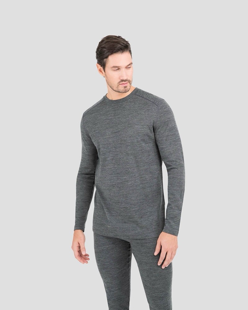 Terramar Woolskins 2.0 Base Layer Top - UPF 50, Merino Wool, Long Sleeve