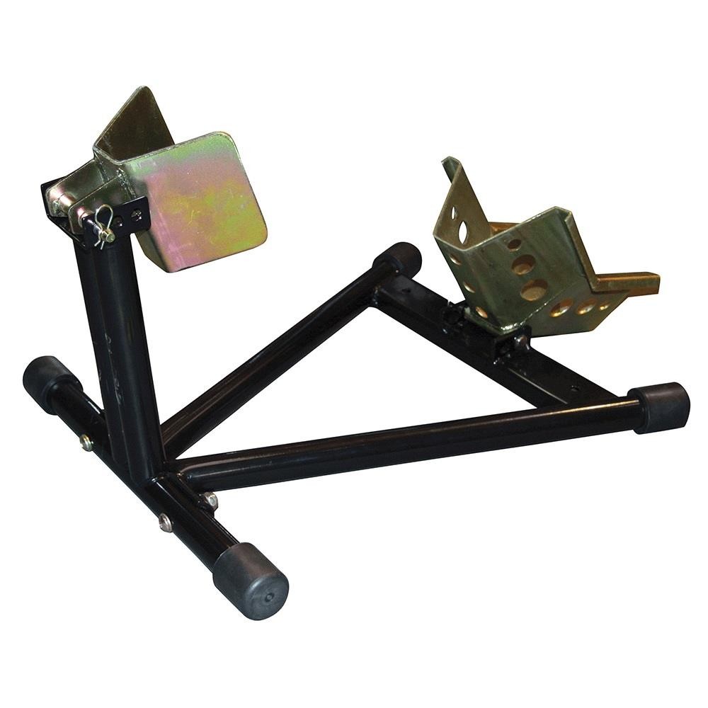 BikeTek Motorcycle Front Wheel Chock 12- 18" Front Wheel Paddock Stand