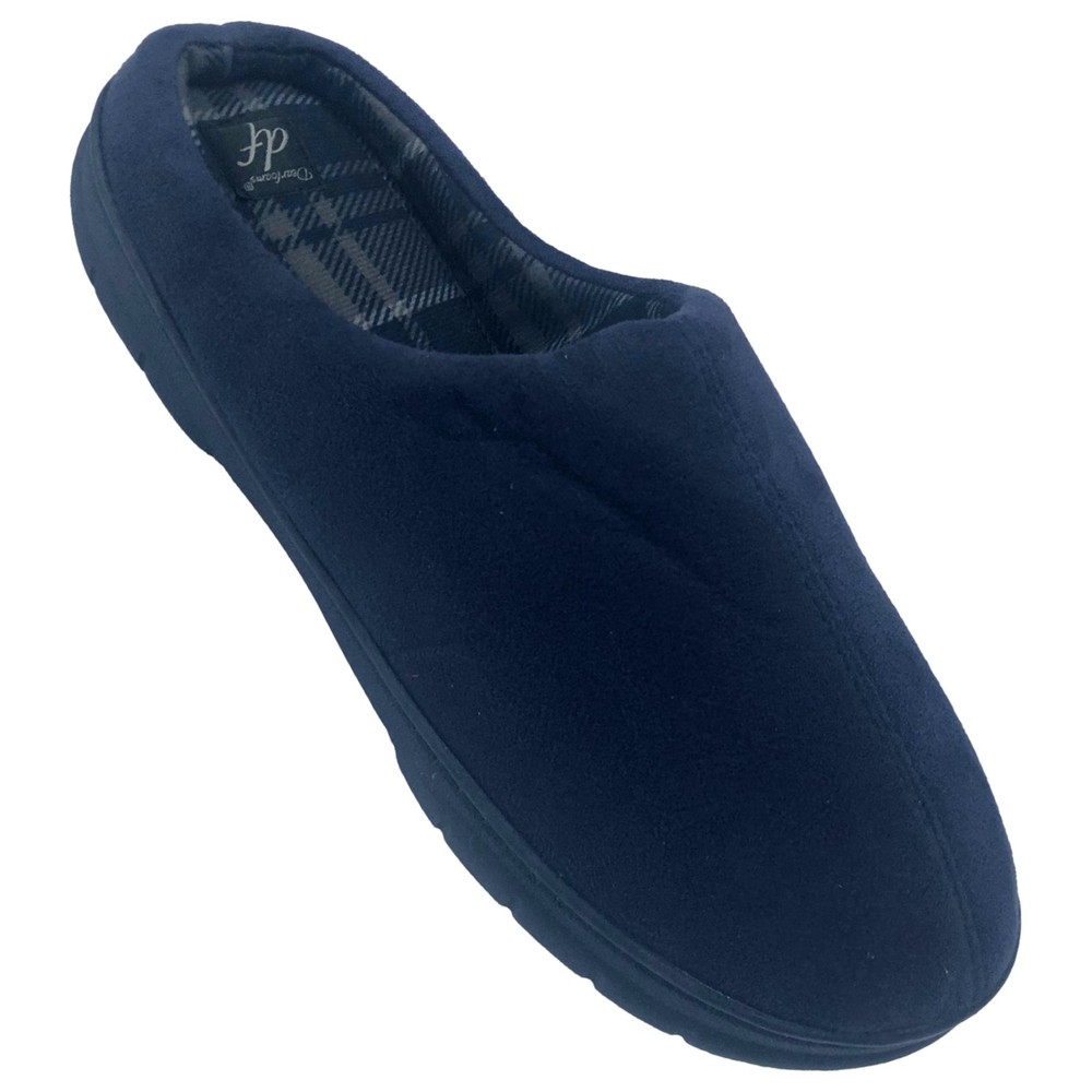 Dearfoams Mens Blue Slippers Slip-In Clogs