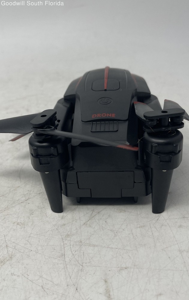 Black Remote Controller Folding Drone Pliant With Accessories Not Tested