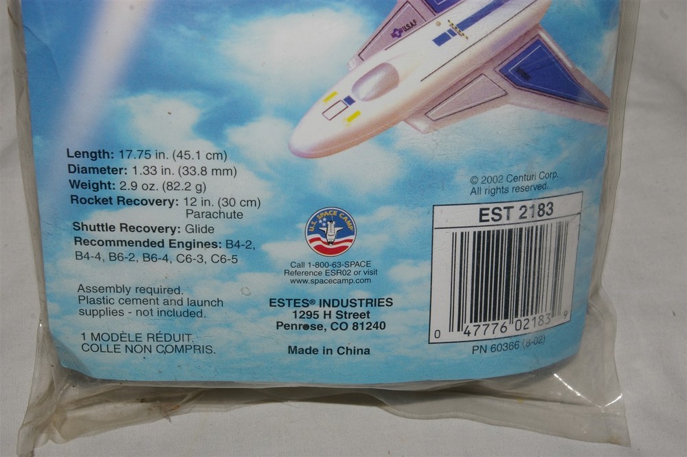 Estes Shuttle Express Flying Model Rocket Kit 2183 NEW