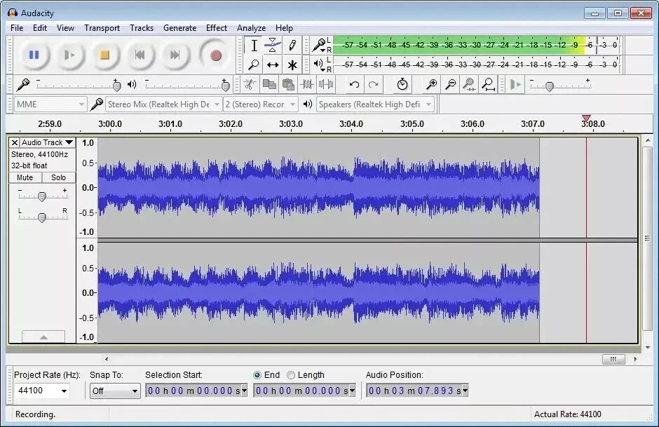 Audacity USB Professional Audio Music Editing Recording Software for Windows