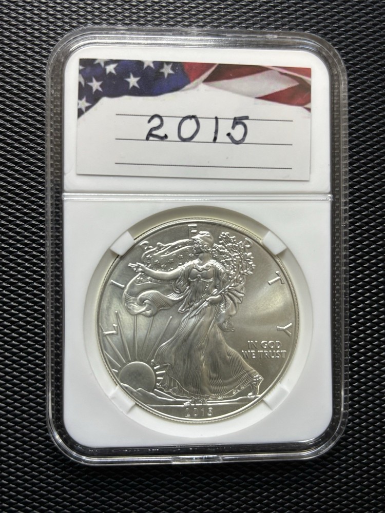 2015 American Silver Eagle 1 oz .999 Fine Silver BU UNC Sharp Strike Gorgeous