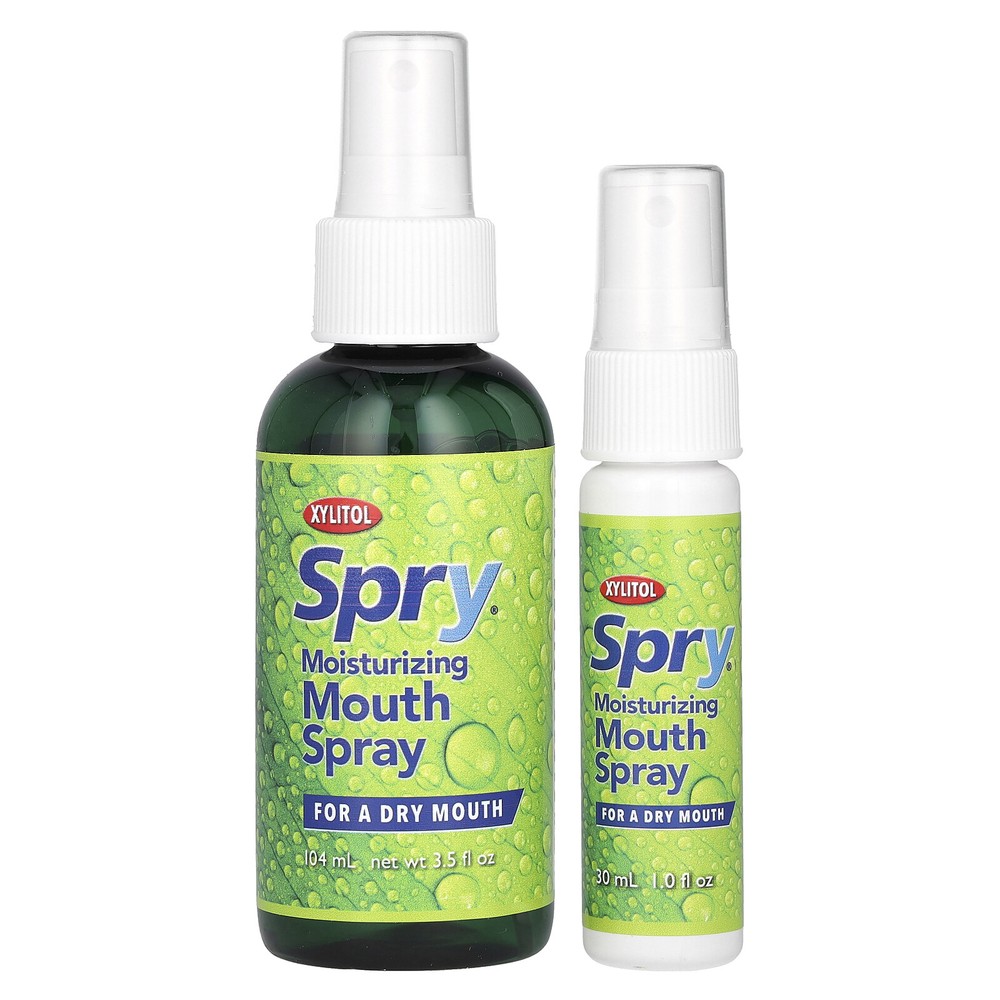 Spry, Moisturizing Mouth Spray, 2 Pack, 4.5 fl oz (134 ml)