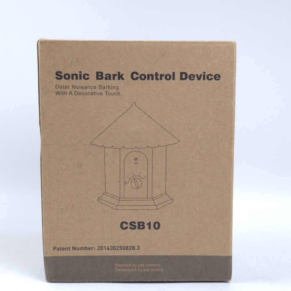 Sonic Bark Control Anti-Barking Device Silencer US NEW
