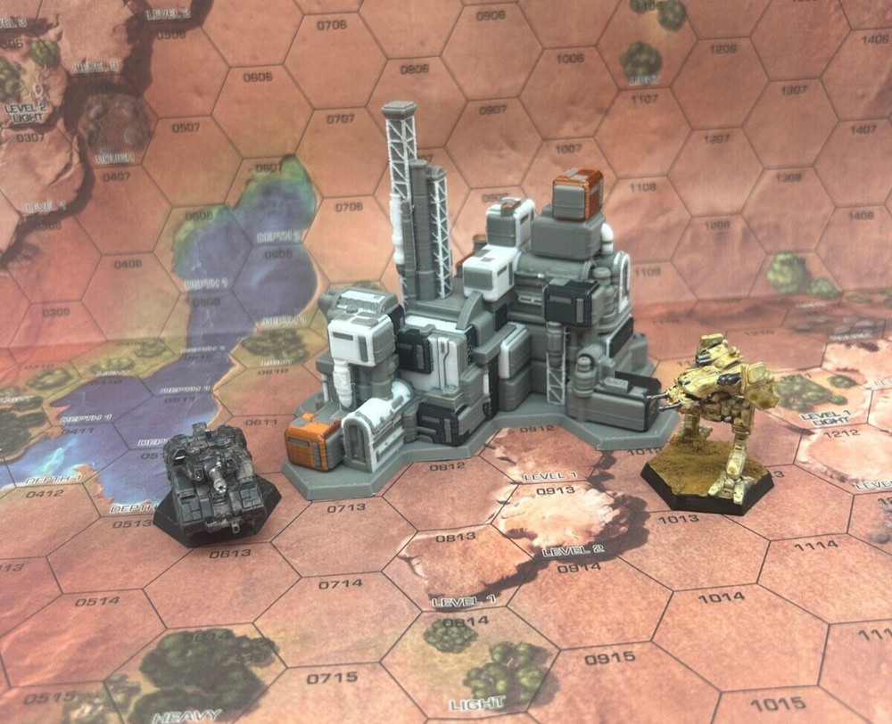 HexForge Black Ops- ForgeStar Fabrication Hex 6mm Terrain by Resinant Miniatures