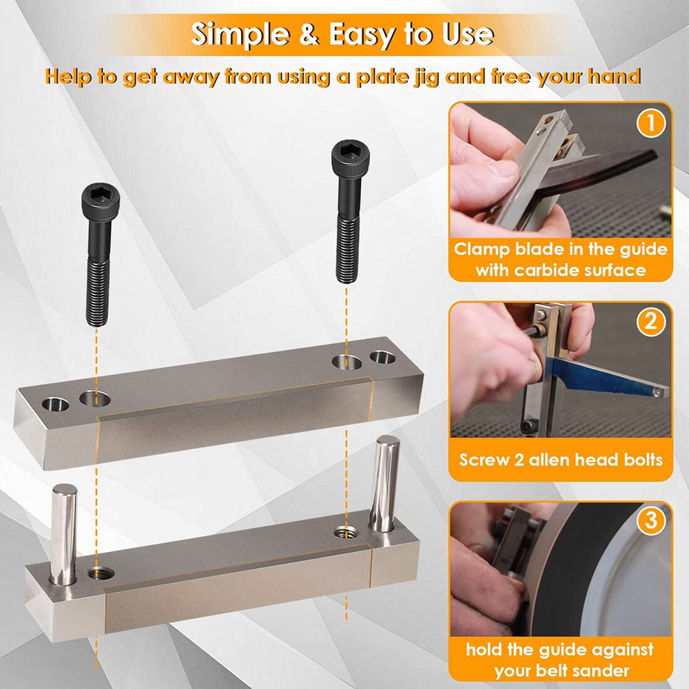 For Knife Making Tool Knife Makers grinding jig File Guide with Carbide Surface