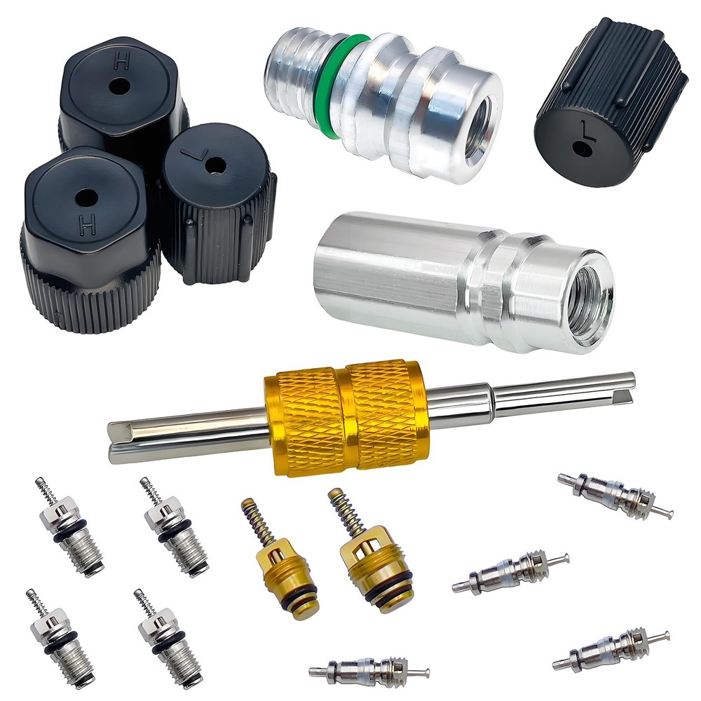 Air Conditioning Valve Core Kit | Cap & A/C System & Seal Kits