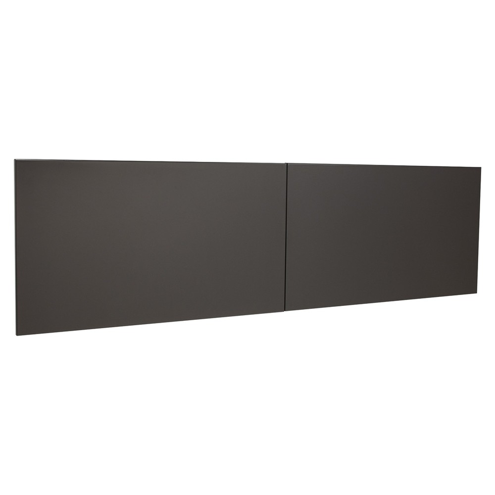 Lorell Stack-on Hutch Door Kit - 60" Width - Steel - Charcoal (llr-79176)