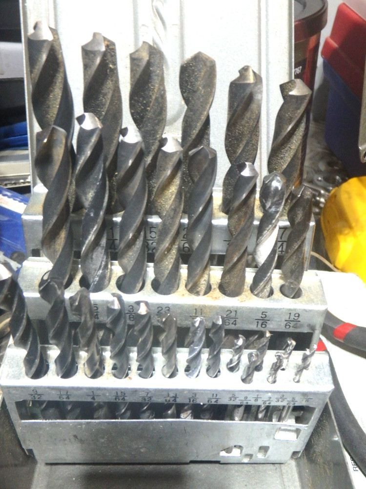 Drill Bit Set Index 1/16"-1/2" Bits Set