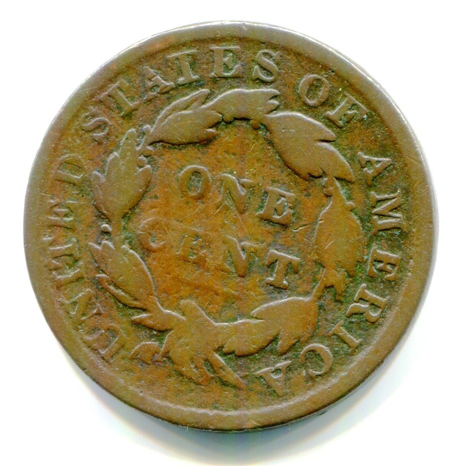 1833 Copper Large Cent !! Better Condition !!