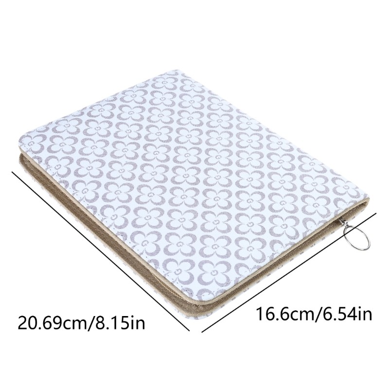 Circular Knitting Needle Set with Knitting Accessories, Zippered Leather Case
