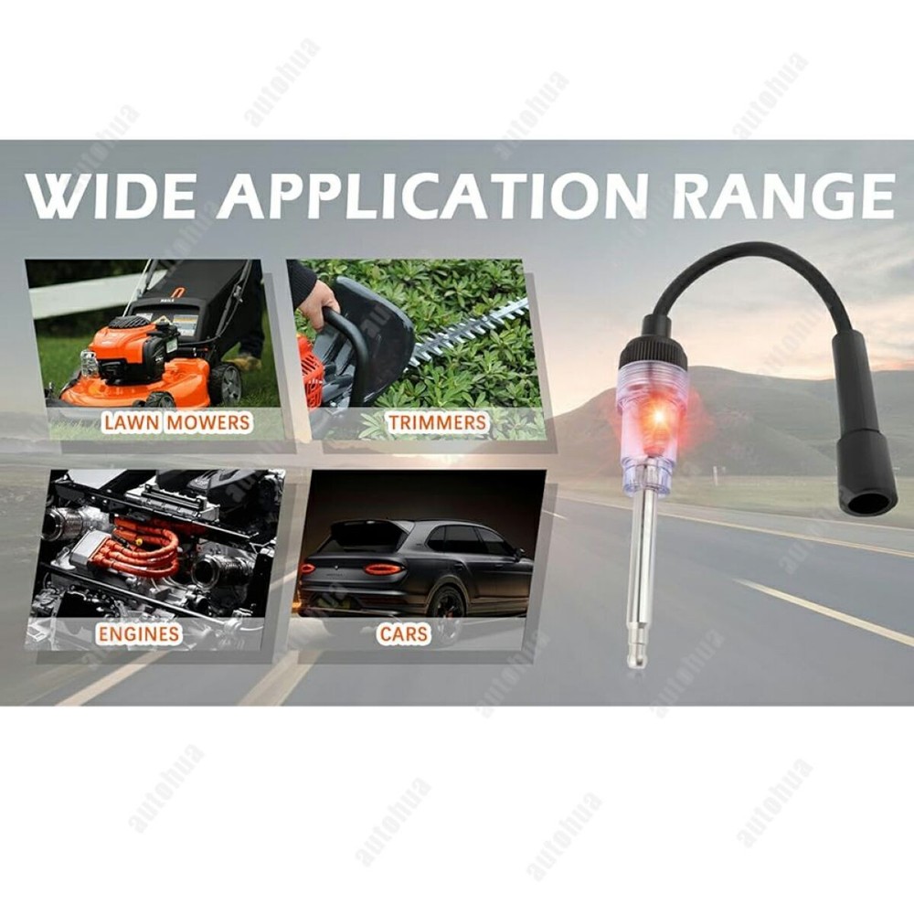 Spark Plug Tester w/ Indicator Lights Universal Ignition Coil Tester Tools 1Pcs