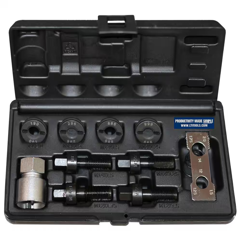 10-Piece Master Wheel Stud and Bolt Re-Thread Kit-External and Internal Rethread