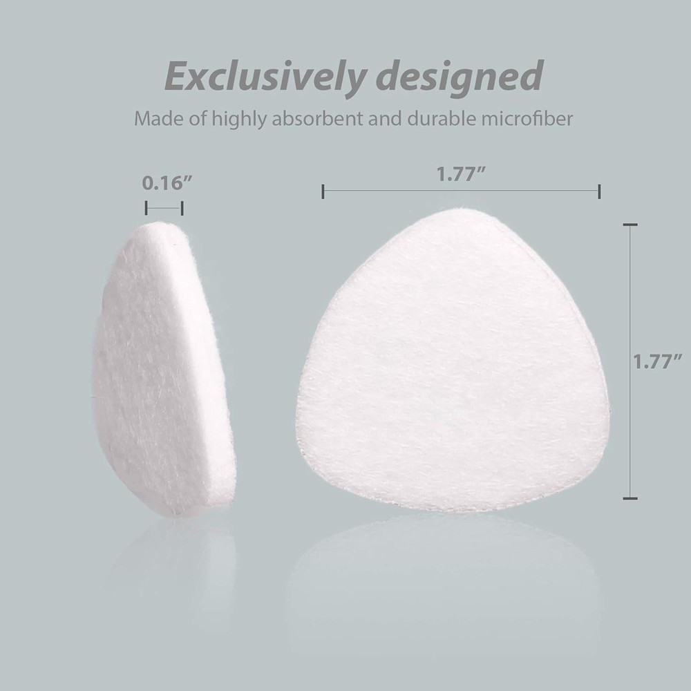 30 Pack Refill Pads for Homedics Humidifier Diffuser, Triangle Oil Tray Pads