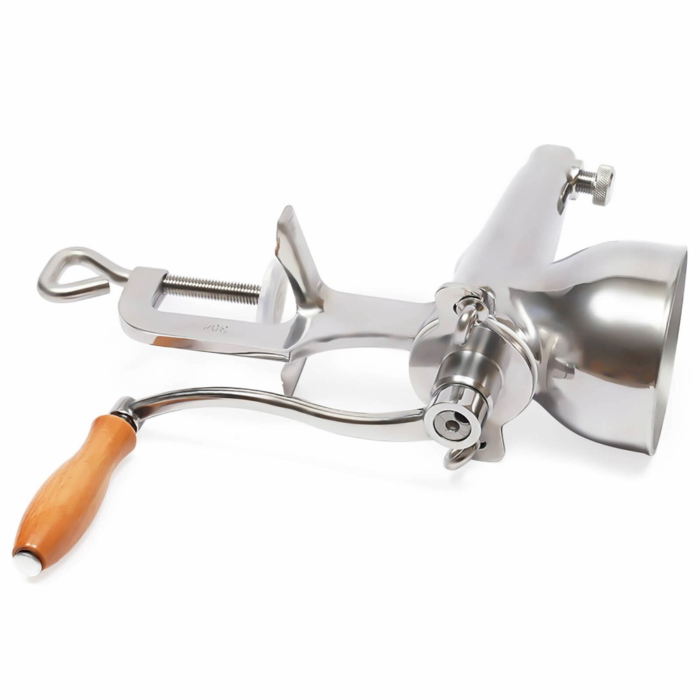 Manual Wheatgrass Juicer Hand Press Wheat Grass Fruit Juicing Extractor Silver