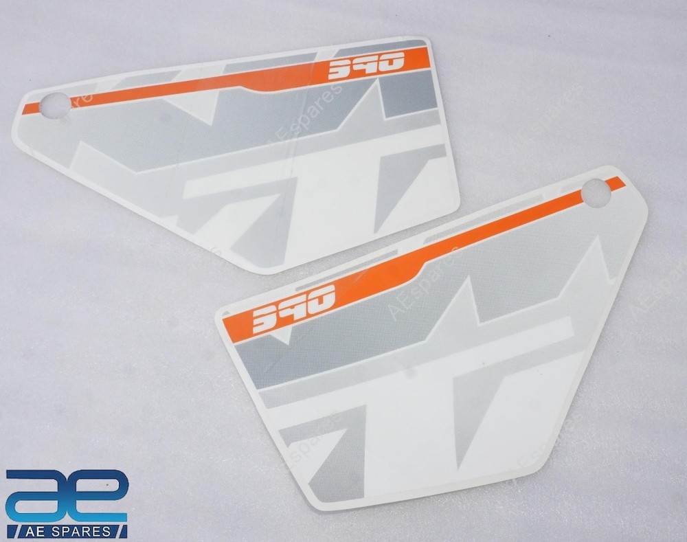 Compatible With KTM RC 390 Full Graphics Decals Sticker Kit Grey