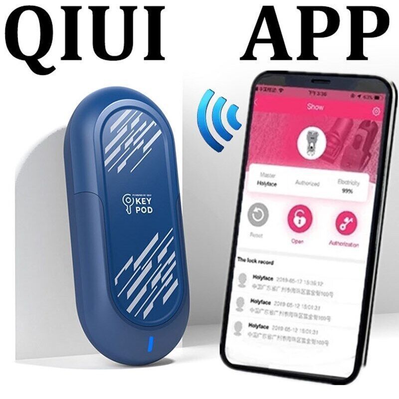 QIUI APP Locklink Key Safe Box Remote Storage Chastity Lock Control Accessorie9R