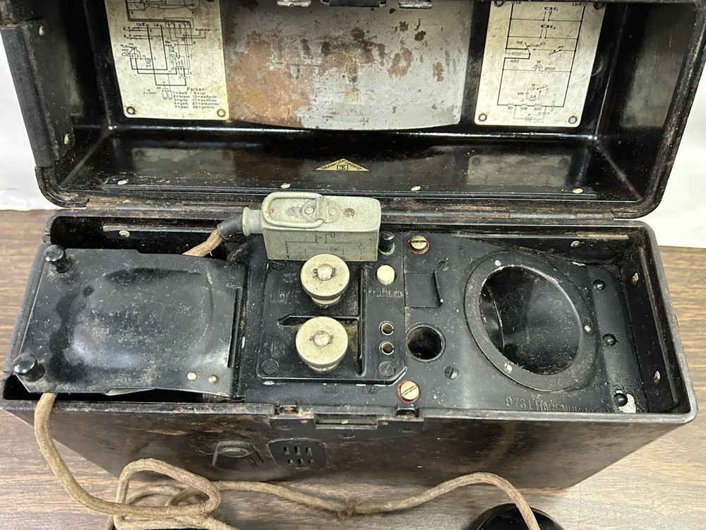WWII German Field Phone Marked 1940